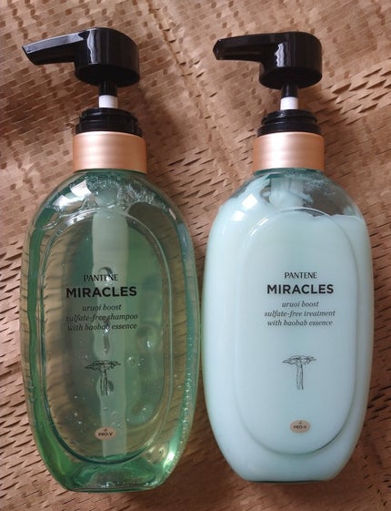 ミラクルズ うるおいブースト シャンプー/トリートメント/パンテーン/市販シャンプーを使ったクチコミ(1枚目)
