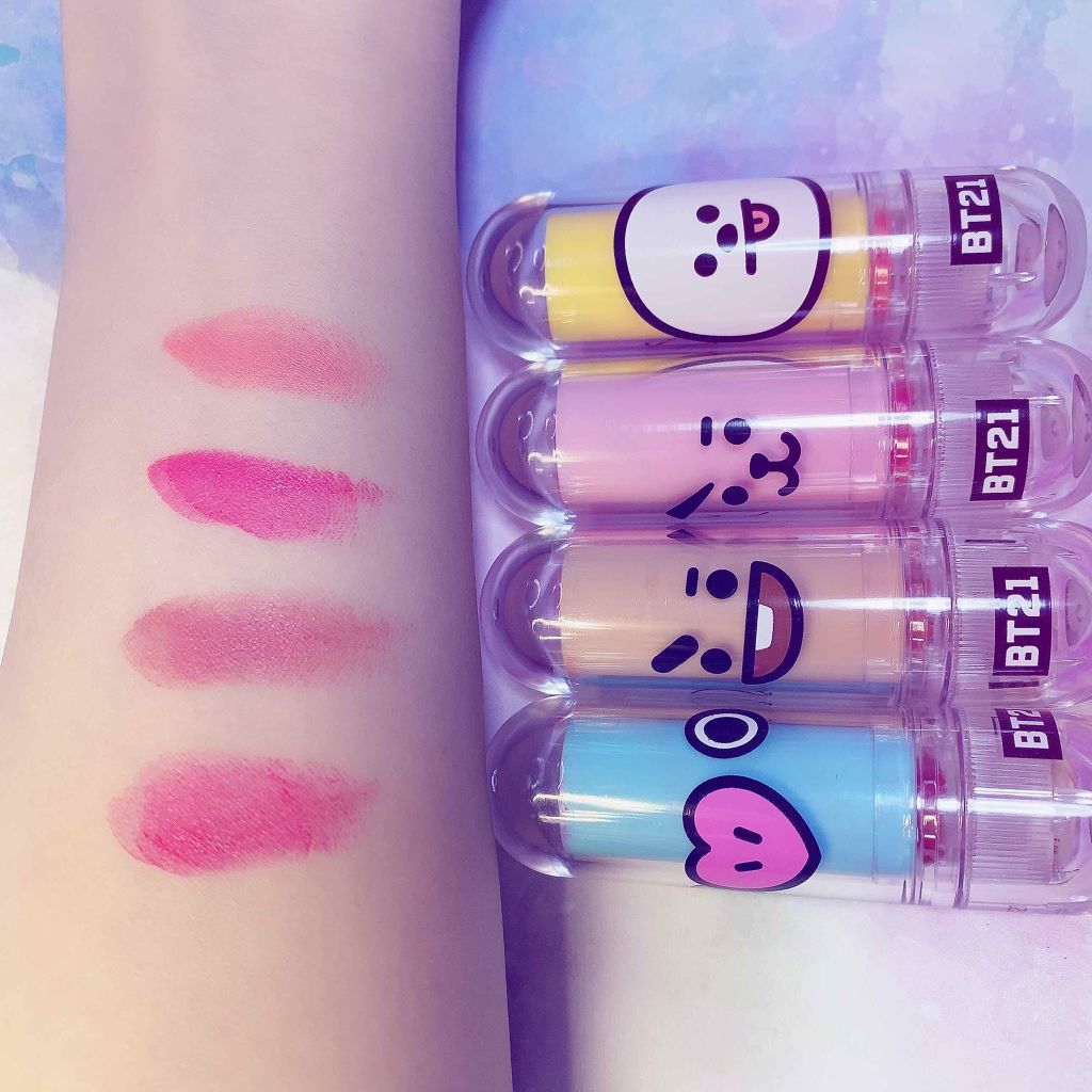 BT21 × VT Cosmetic リッピースティック スペシャル/VT/口紅を使ったクチコミ(3枚目)