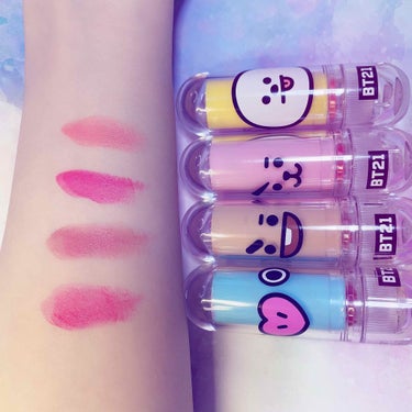 BT21 × VT Cosmetic リッピースティック スペシャル #05 コーラル エンディング/VT/口紅を使ったクチコミ（3枚目）