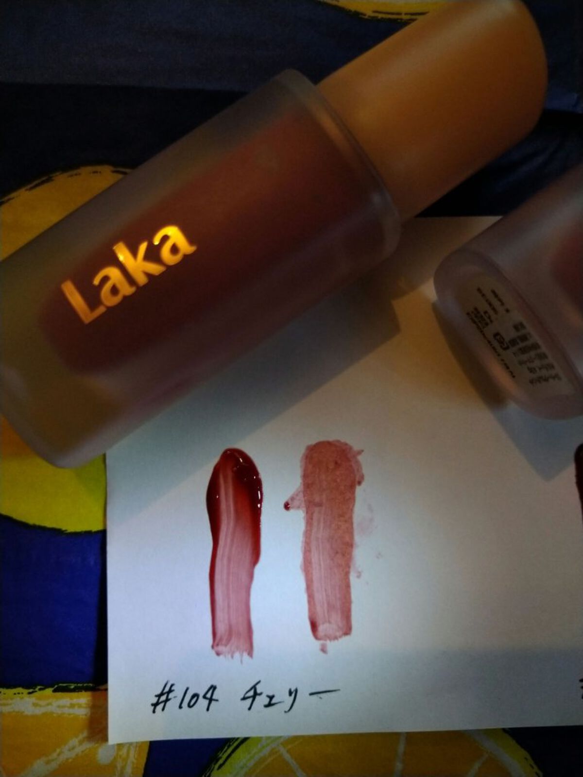 フルーティーグラムティント/Laka/リップティントを使ったクチコミ（3枚目）