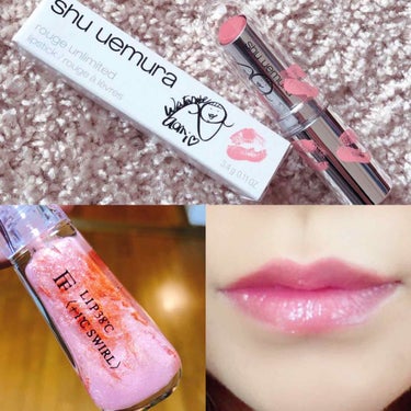 LIP38℃＜+1℃ SWIRL：渦＞ Nude Sparkling 003/UZU BY FLOWFUSHI/リップケア・リップクリームを使ったクチコミ（1枚目）