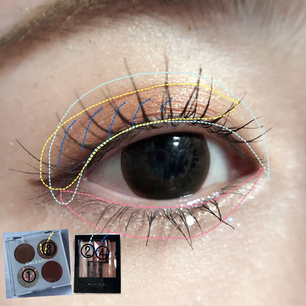ヴィンテージモードアイズ/KATE/アイシャドウパレットを使ったクチコミ(3枚目)