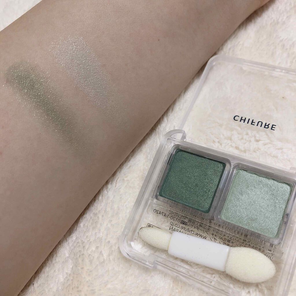 ツイン カラー アイシャドウ/ちふれ/アイシャドウパレットを使ったクチコミ（3枚目）