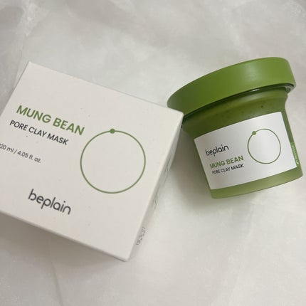 緑豆毛穴クレイパック/beplain/洗い流すパック・マスクを使ったクチコミ(7枚目)