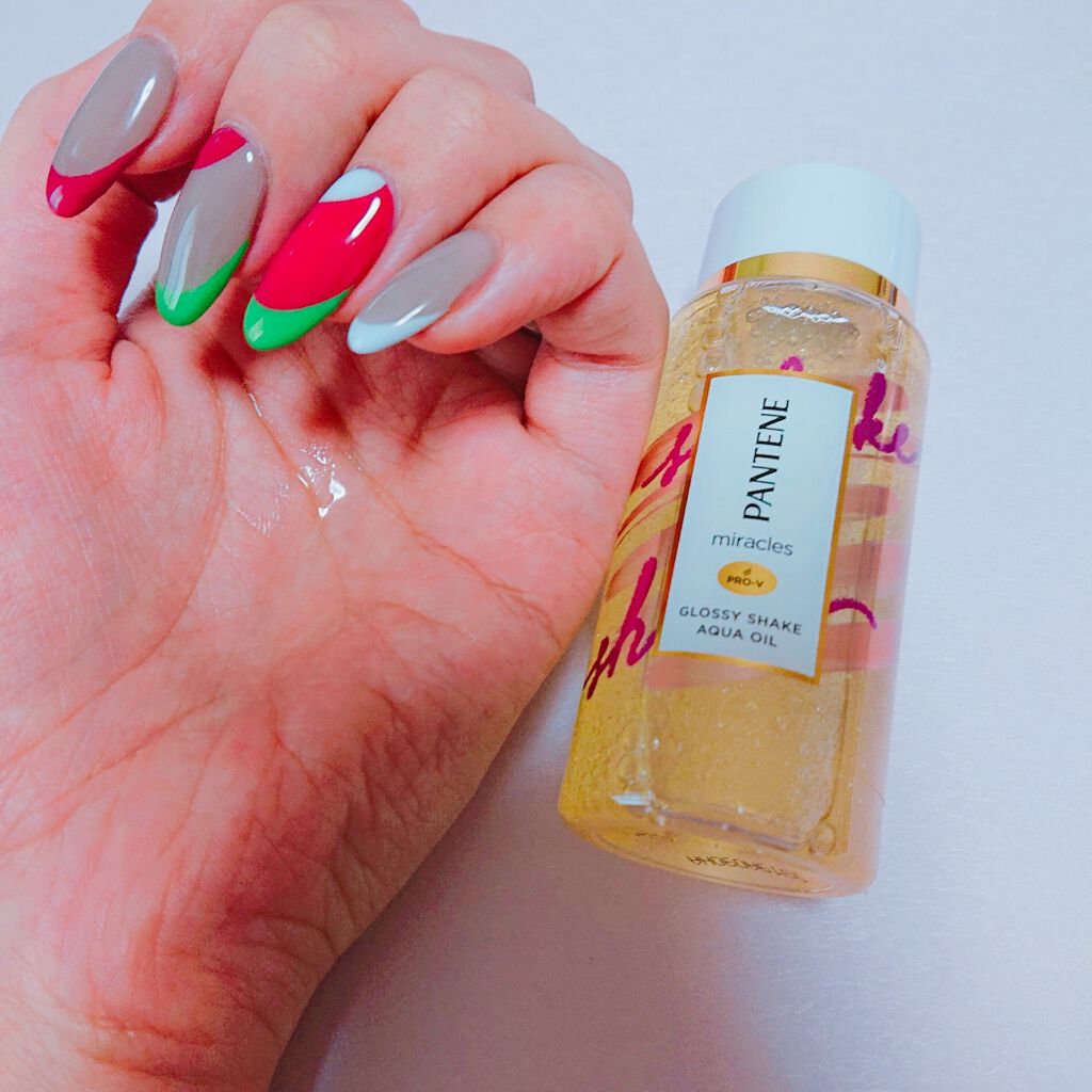 ミラクルズ グロッシー シェイク アクアオイル/パンテーン/ヘアオイルを使ったクチコミ(1枚目)