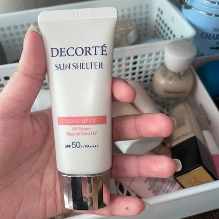 サンシェルター トーンアップCC/DECORTÉ/CCクリームを使ったクチコミ(1枚目)