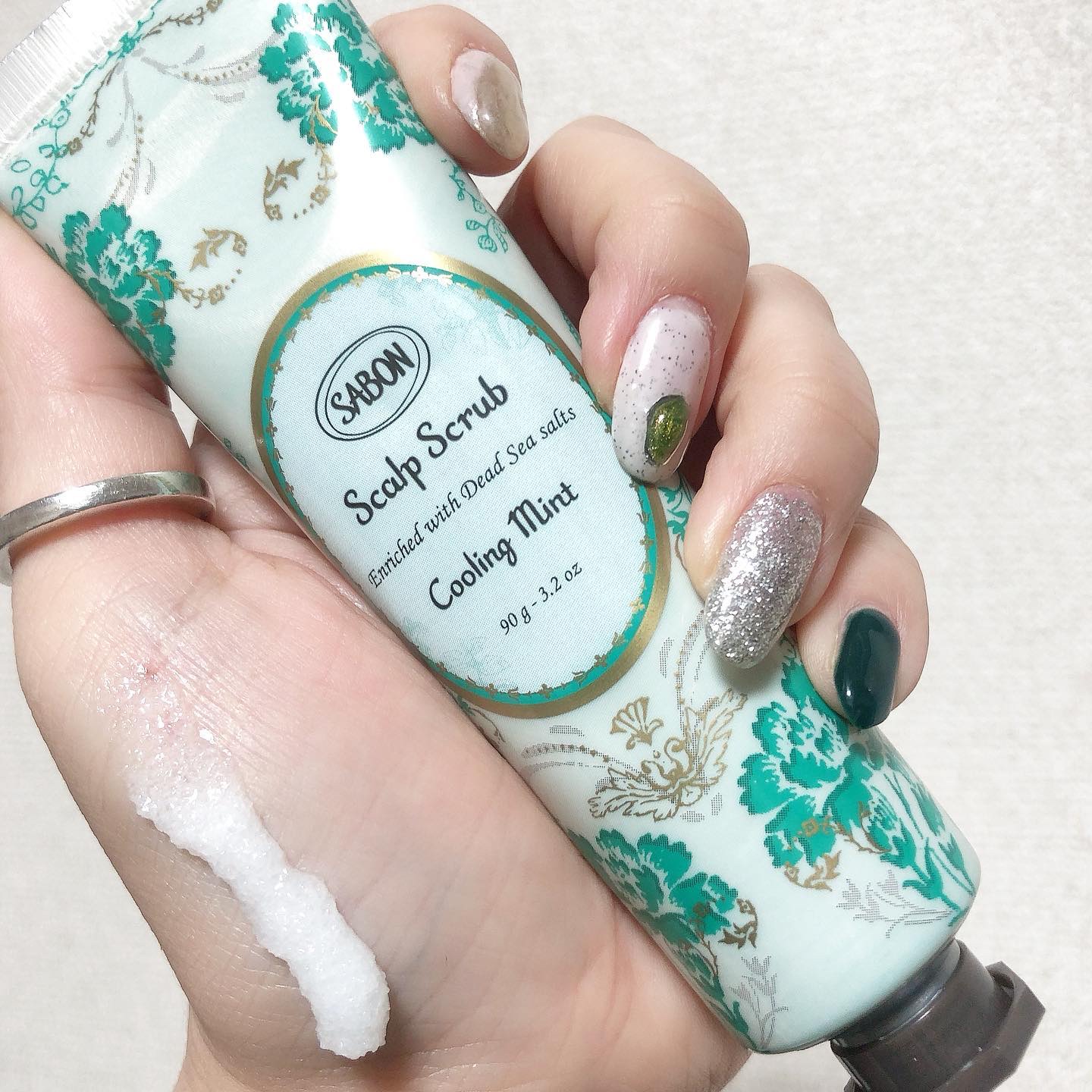 ヘッドスクラブ リフレッシング(ミント)/SABON/ヘッドスクラブを使ったクチコミ（3枚目）