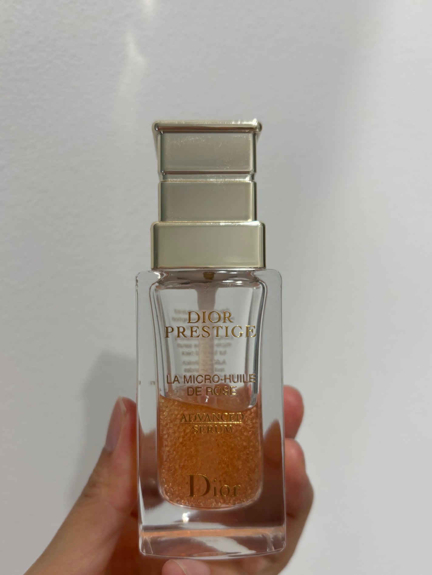 プレステージ マイクロ ユイル ド ローズ セラム/Dior/美容液を使ったクチコミ(1枚目)