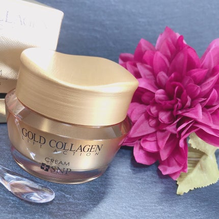 24Kゴールドコラーゲンリフトアクションクリーム/SNP/フェイスクリームを使ったクチコミ(1枚目)