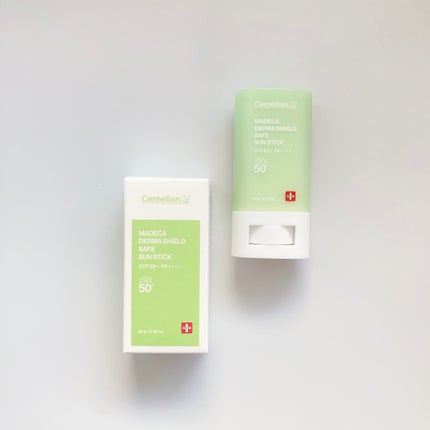 マデカダーマシールド セーフサンスティック(SPF50+ PA++++)/センテリアン24/日焼け止めスティックを使ったクチコミ(2枚目)