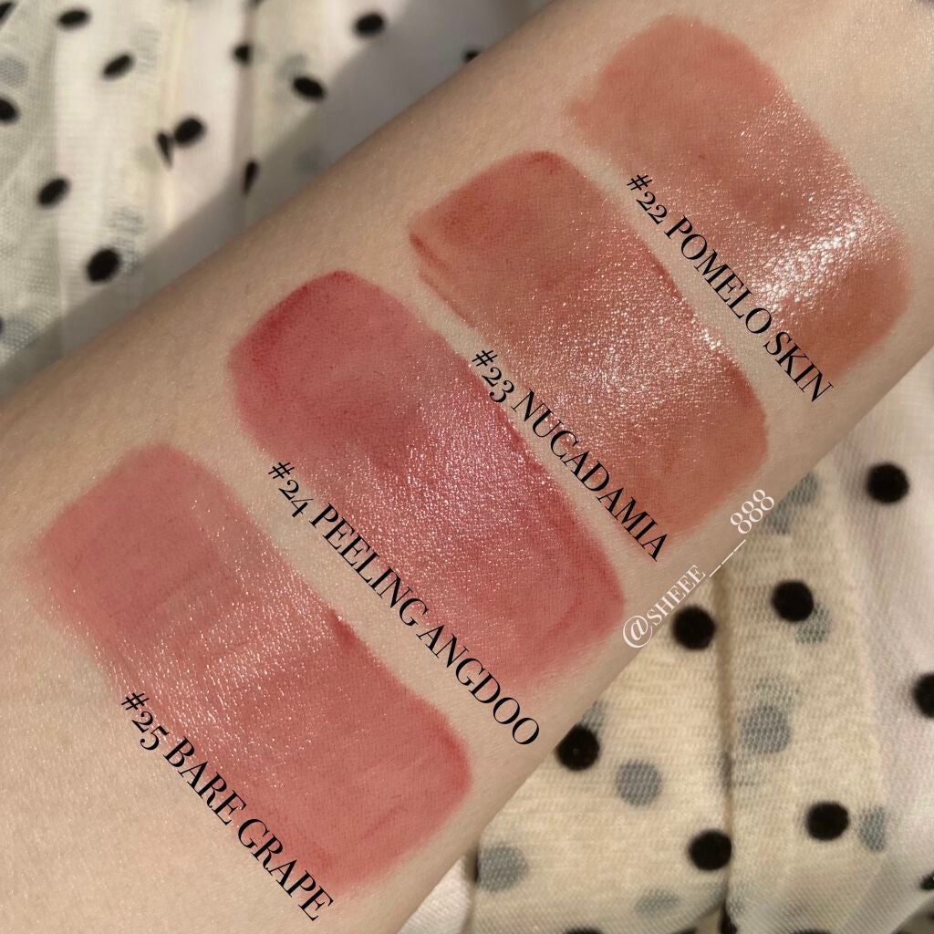 ジューシーラスティングティント/rom&nd/リップティントを使ったクチコミ(2枚目)