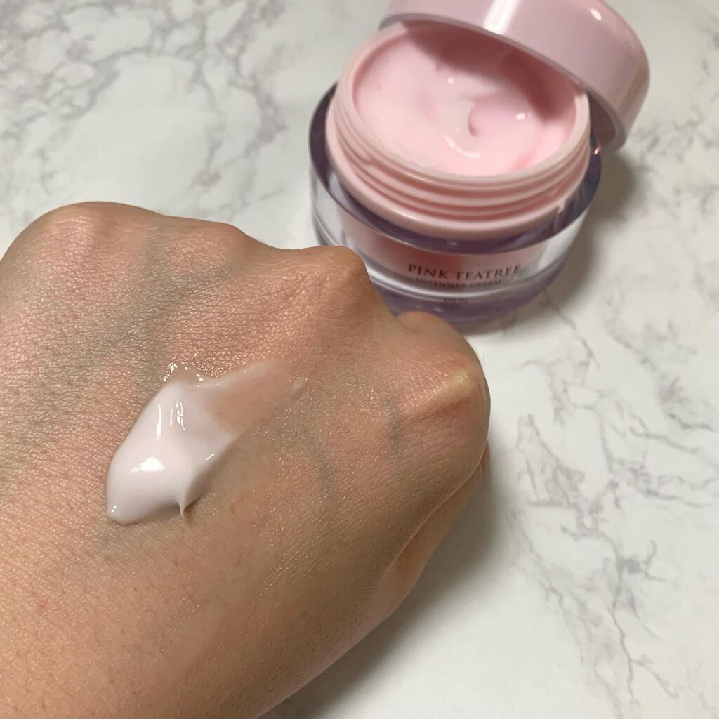 ピンクティーツリークリーム/APLIN/フェイスクリームを使ったクチコミ(3枚目)