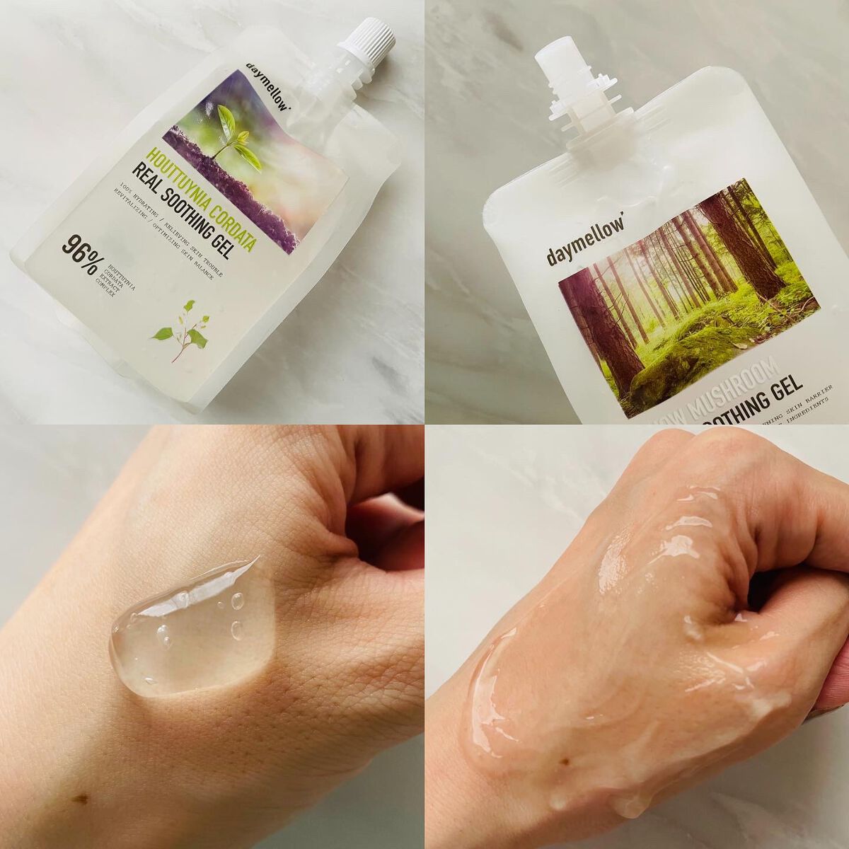 スノーマッシュルームリアルスージングジェル/daymellow’/ボディローションを使ったクチコミ(2枚目)