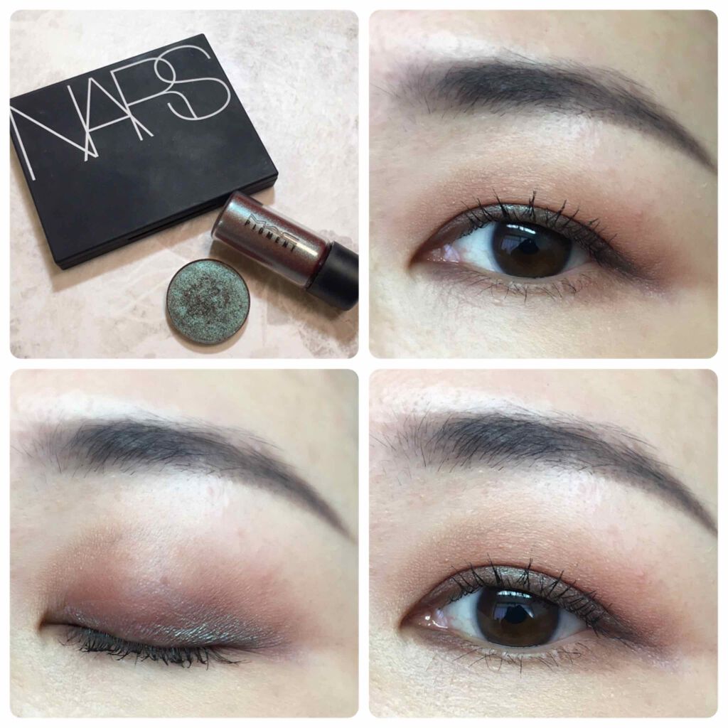 ピグメント ブルー ブラウン(ミニ)/M・A・C/単色アイシャドウを使ったクチコミ（3枚目）