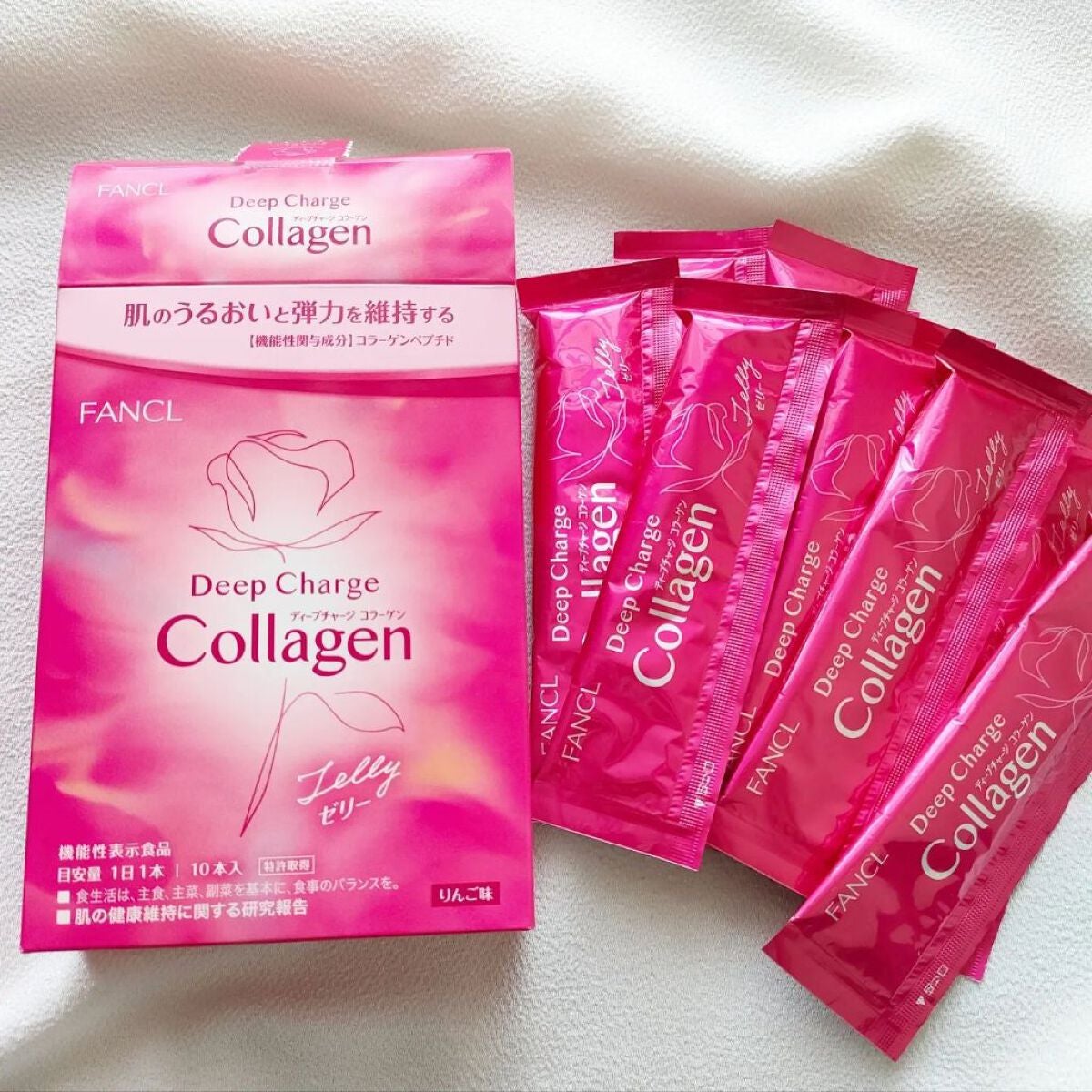 ディープチャージ コラーゲン スティックゼリー/ファンケル/美容サプリメントを使ったクチコミ(2枚目)