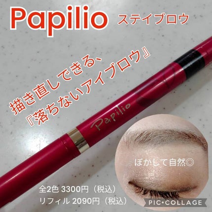 ステイブロウ/Papilio/アイブロウペンシルを使ったクチコミ(1枚目)