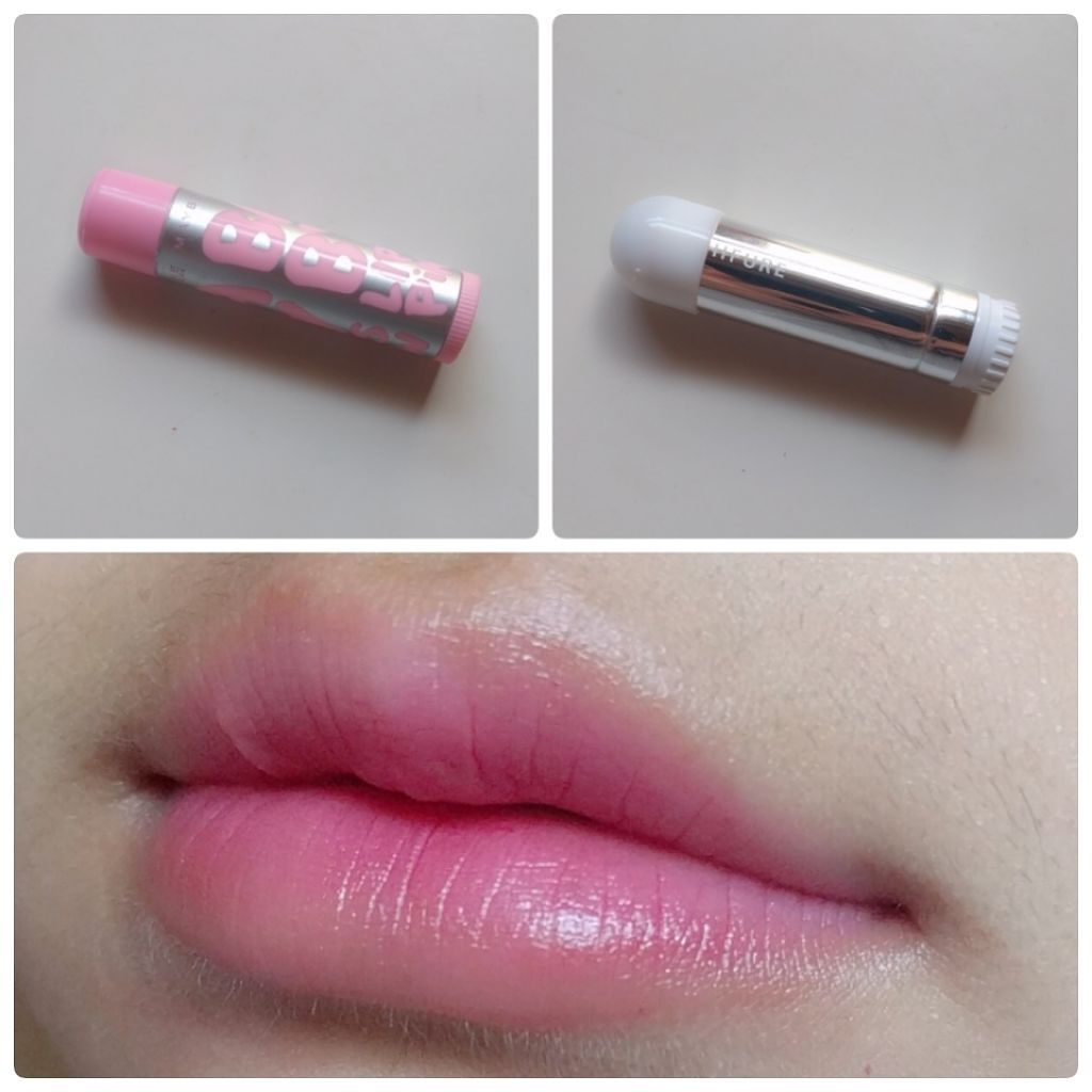 リップクリーム ピンクグロウ/MAYBELLINE NEW YORK/リップケアを使ったクチコミ（1枚目）