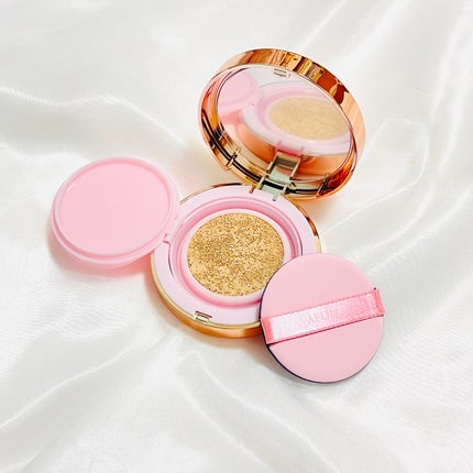 ピンクティーツリーカバーアップグロウクッション/APLIN/クッションファンデーションを使ったクチコミ(4枚目)