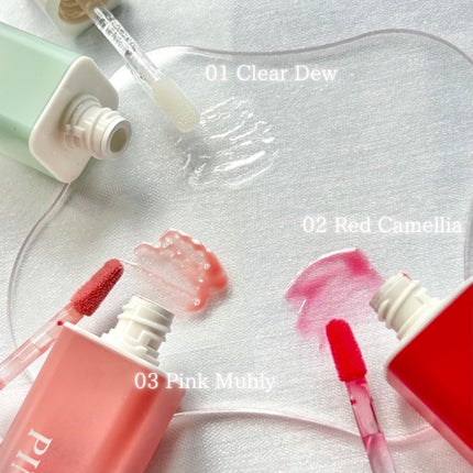 ナチュラルブルームリップオイルセラム 3色セット/PINATE/リップグロスを使ったクチコミ(5枚目)