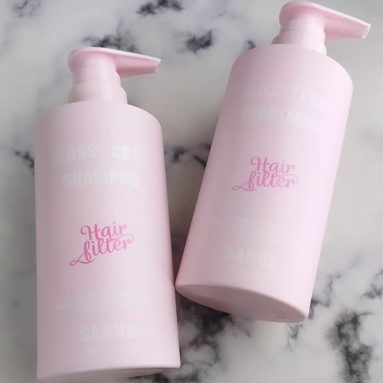 GLOSSY COAT SHAMPOO / TREATMENT/SANUS HAIR FILTER/市販シャンプーを使ったクチコミ（2枚目）