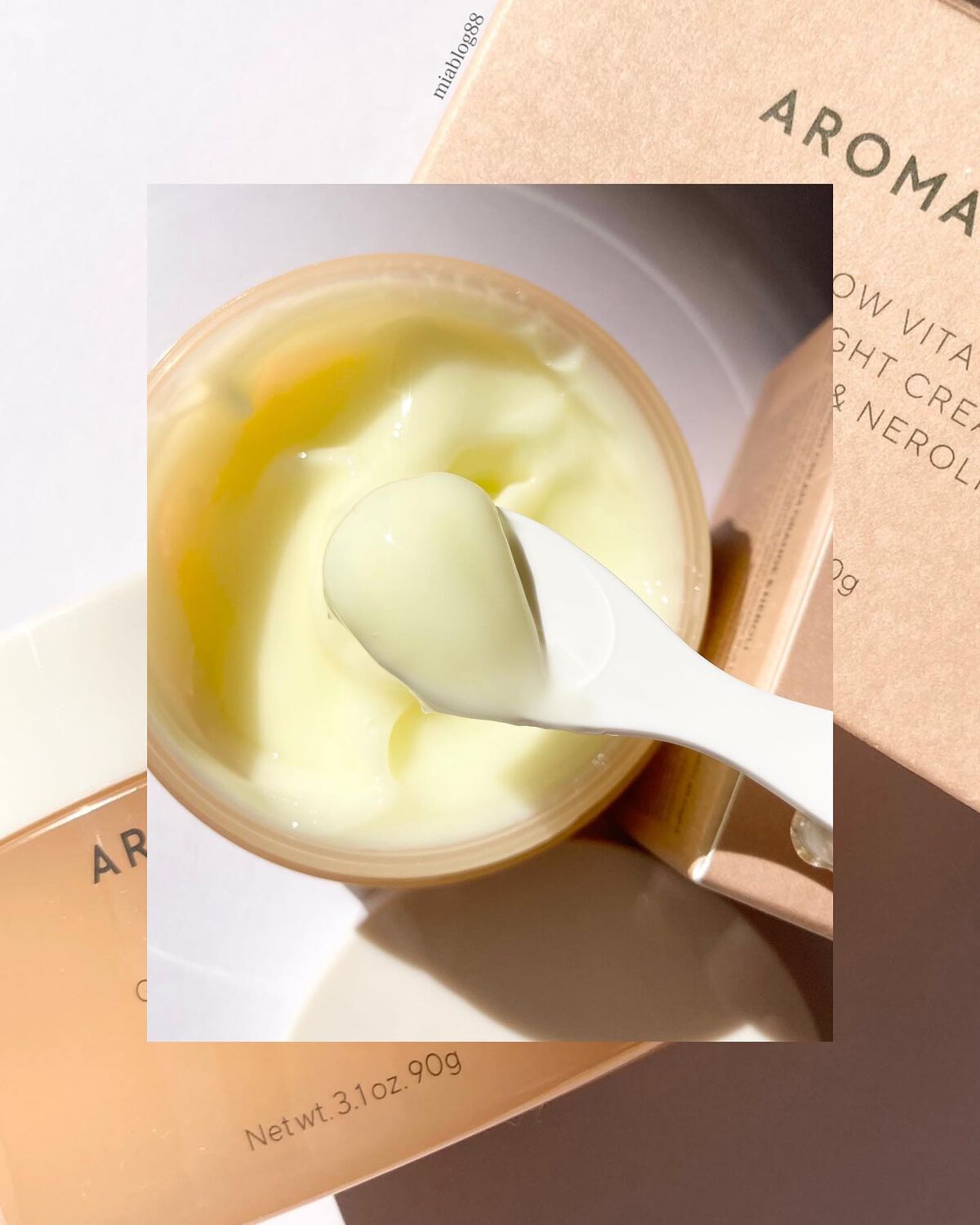 グロービタグットナイトクリーム/AROMATICA/フェイスクリームを使ったクチコミ(4枚目)