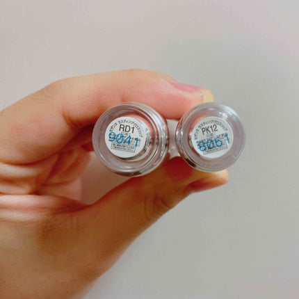 ラスティンググロスリップ/CEZANNE/口紅を使ったクチコミ(4枚目)