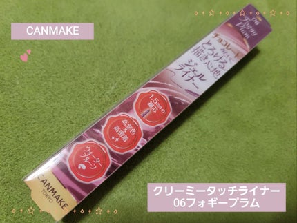 クリーミータッチライナー/キャンメイク/ジェルアイライナーを使ったクチコミ(1枚目)