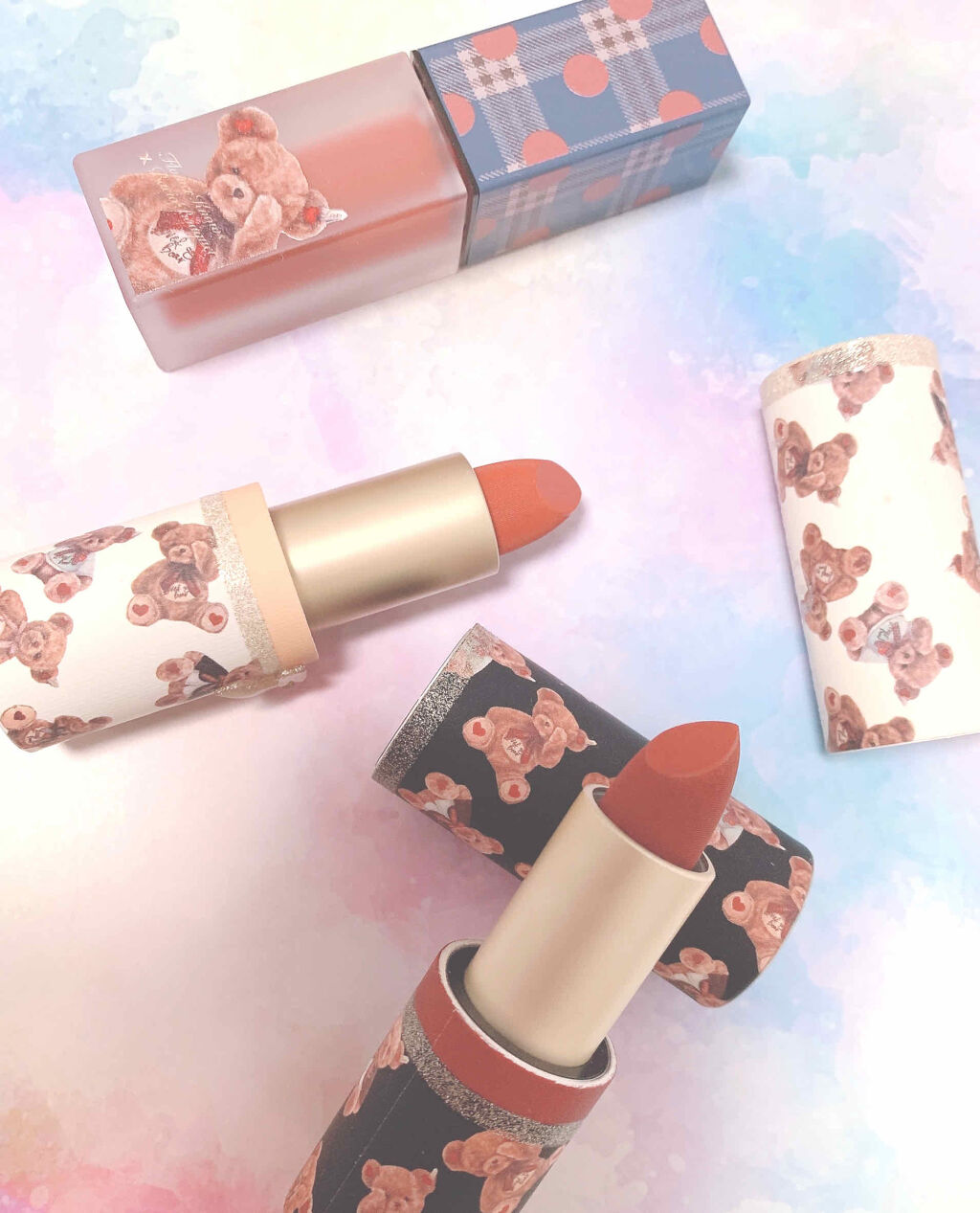 ラブベアリップスティック/FlowerKnows/口紅を使ったクチコミ（1枚目）