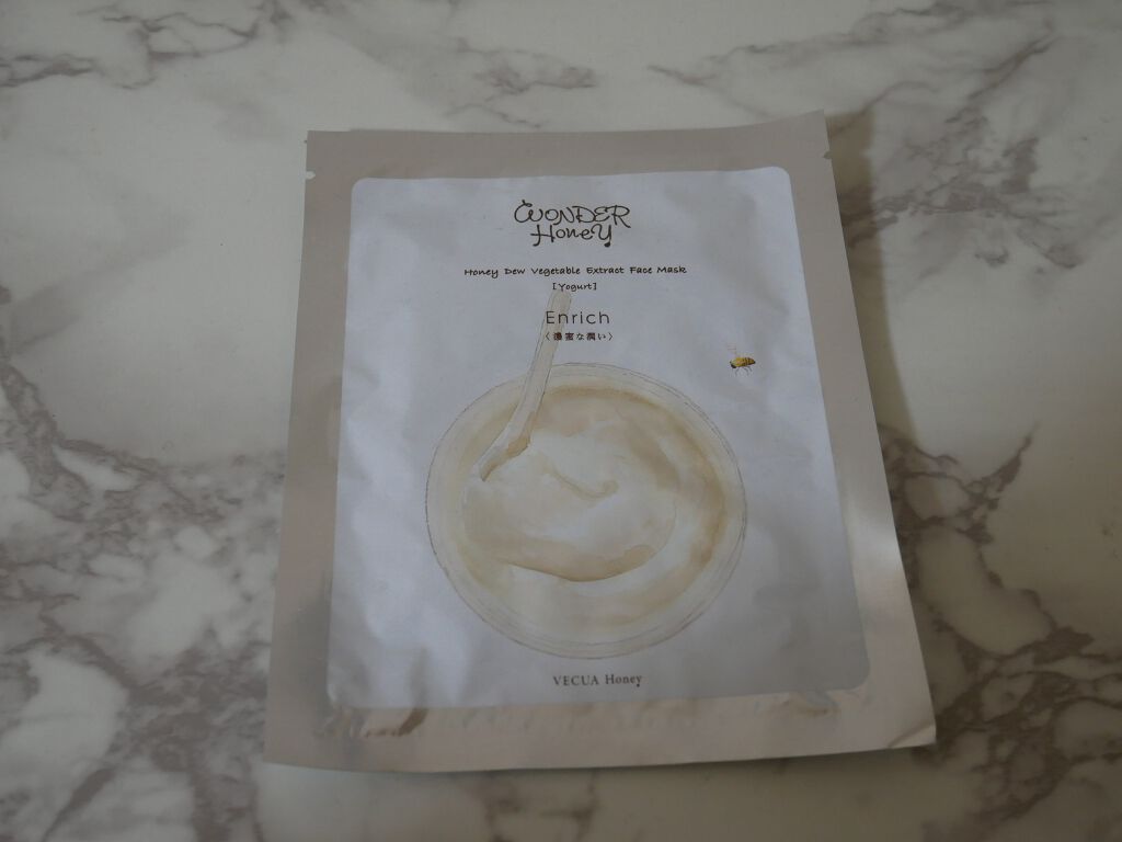 ワンダーハニー ベジマスクs ヨーグルト/VECUA Honey/シートマスク・パックを使ったクチコミ(1枚目)