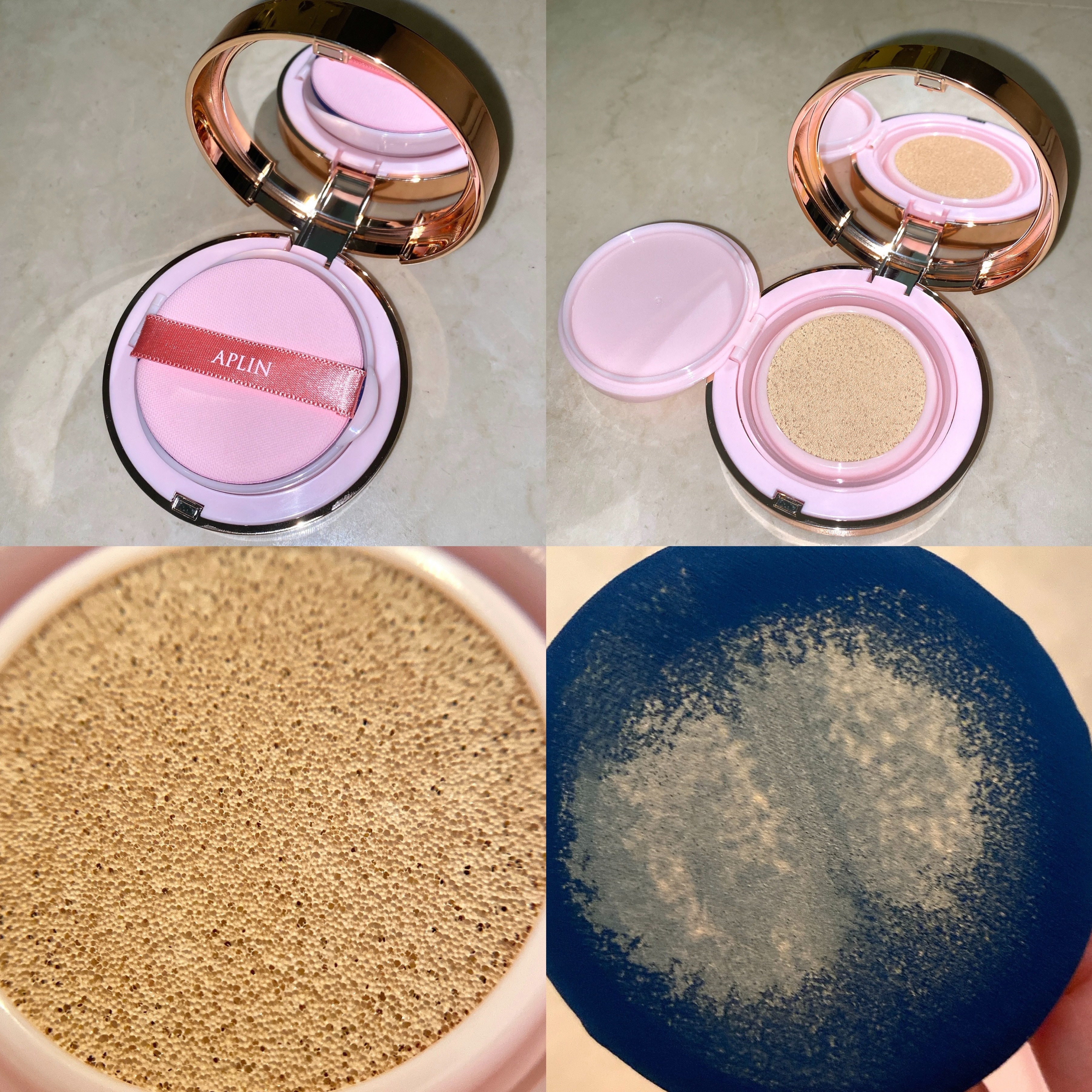 ピンクティーツリーカバークッション/APLIN/クッションファンデーションを使ったクチコミ（3枚目）