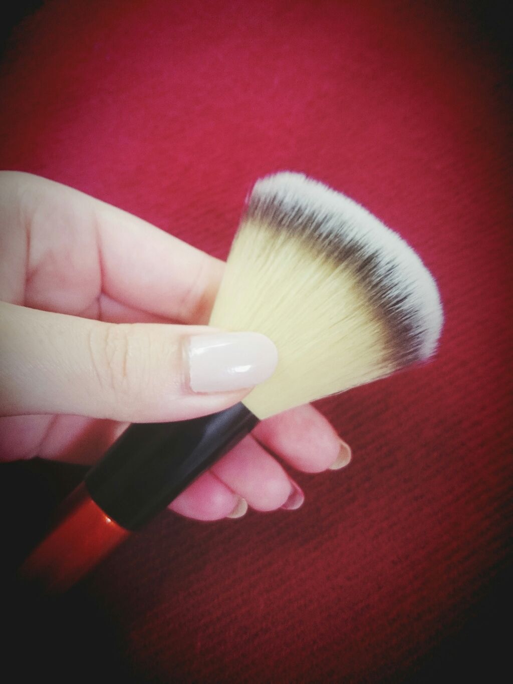 春姫 ファンデーションブラシ/DAISO/メイクブラシを使ったクチコミ(2枚目)