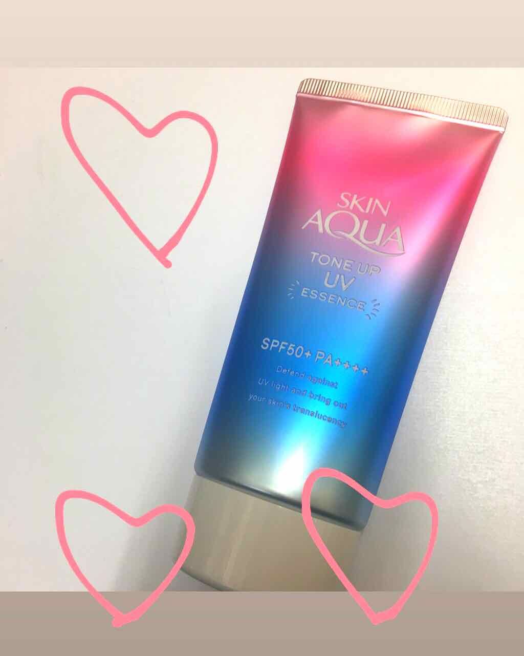 スキンアクア トーンアップUVエッセンス/スキンアクア/日焼け止めクリームを使ったクチコミ（1枚目）