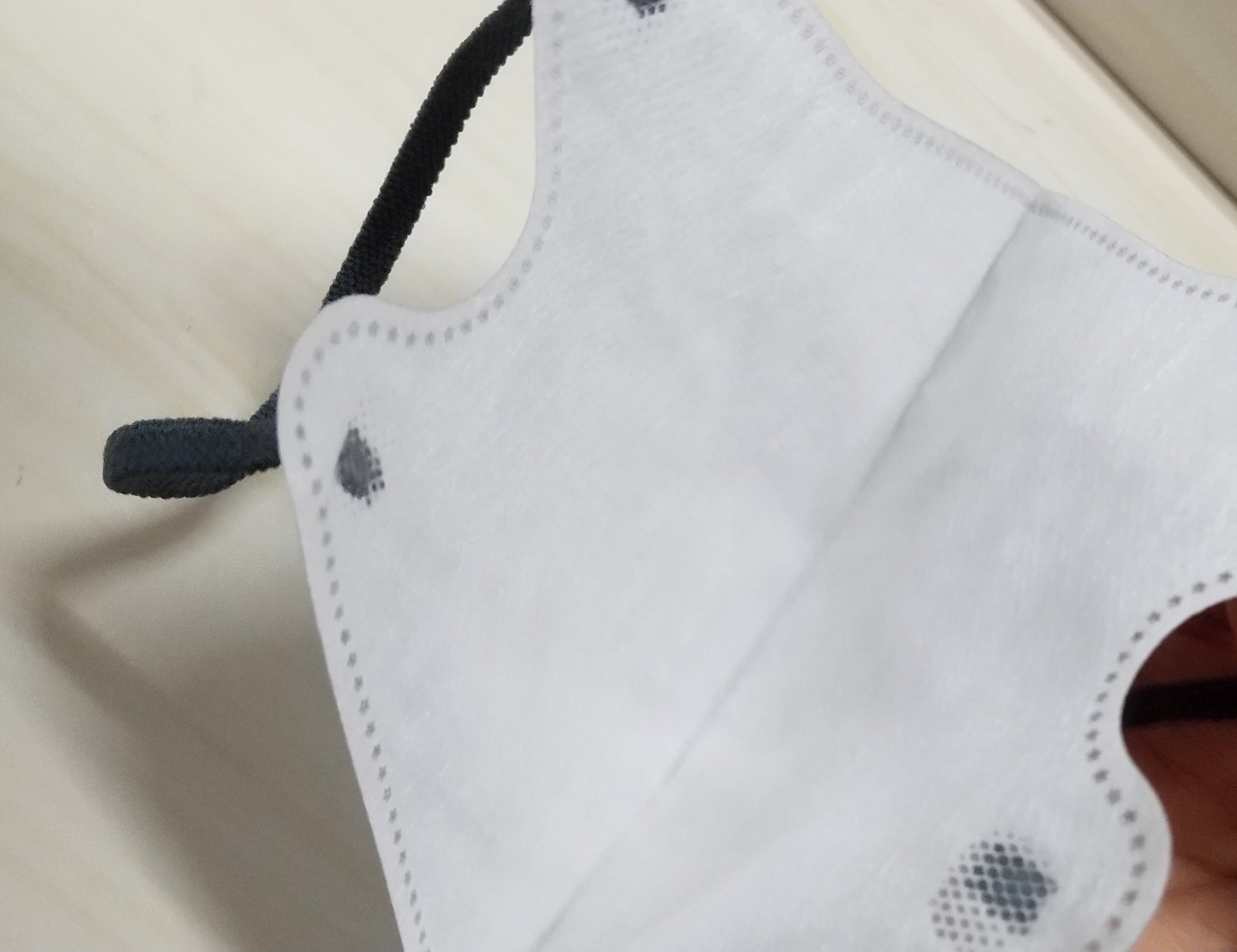 アイキャッチマスク ７枚入/DAISO/マスクを使ったクチコミ（3枚目）