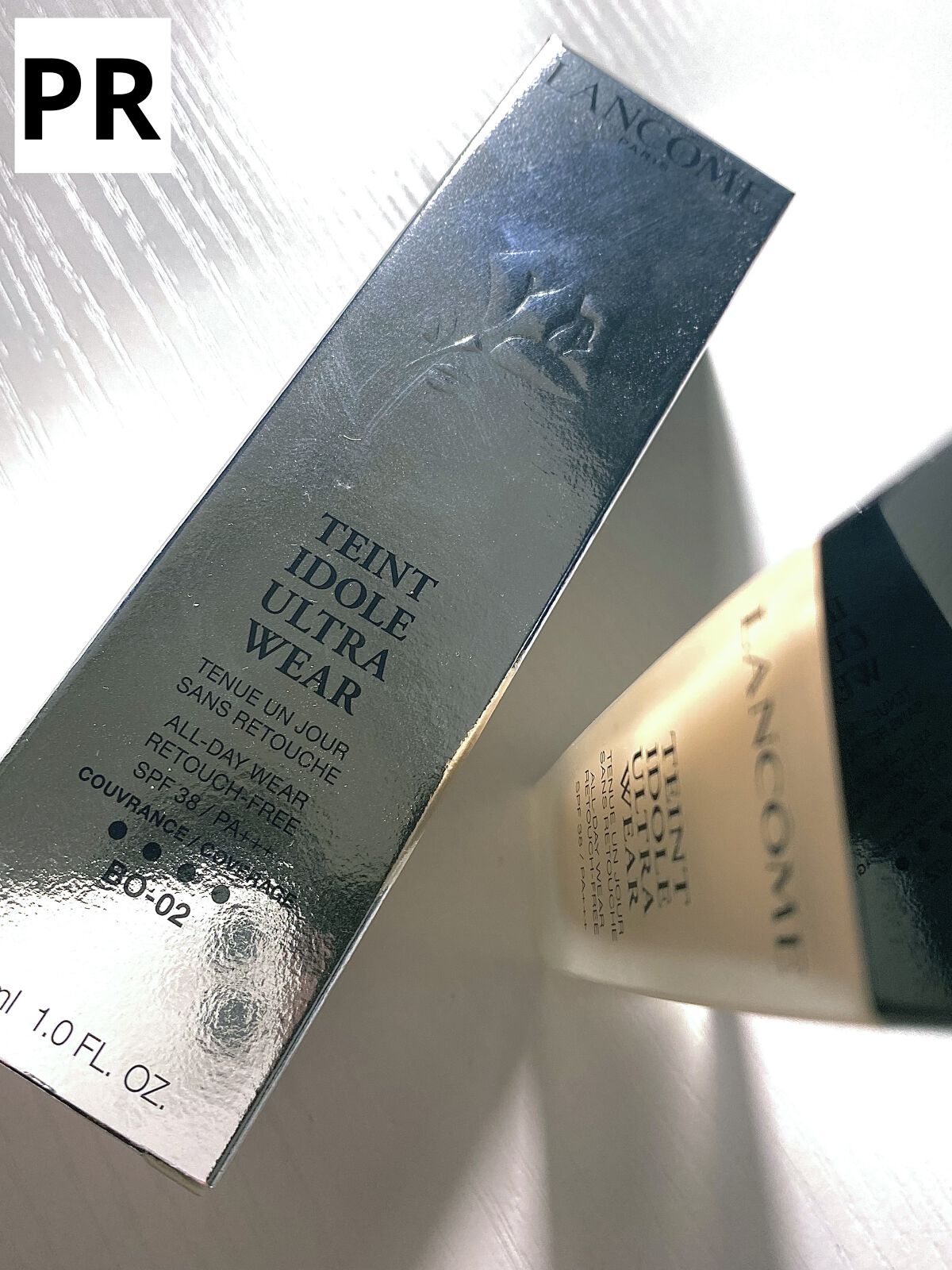 タンイドル ウルトラ ウェア リキッド/LANCOME/リキッドファンデーションを使ったクチコミ（1枚目）