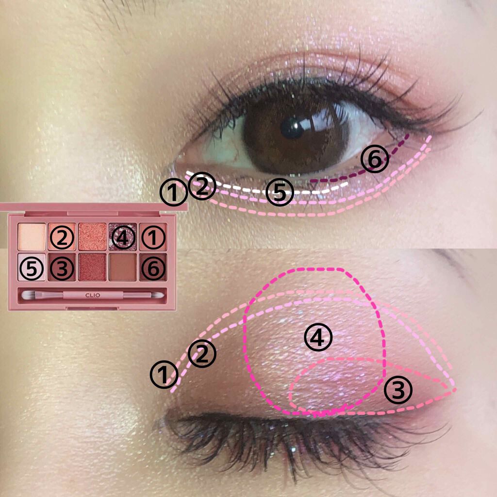 プロ アイ パレット/CLIO/アイシャドウパレットを使ったクチコミ(5枚目)