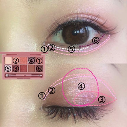 プロ アイ パレット/CLIO/アイシャドウパレットを使ったクチコミ(5枚目)