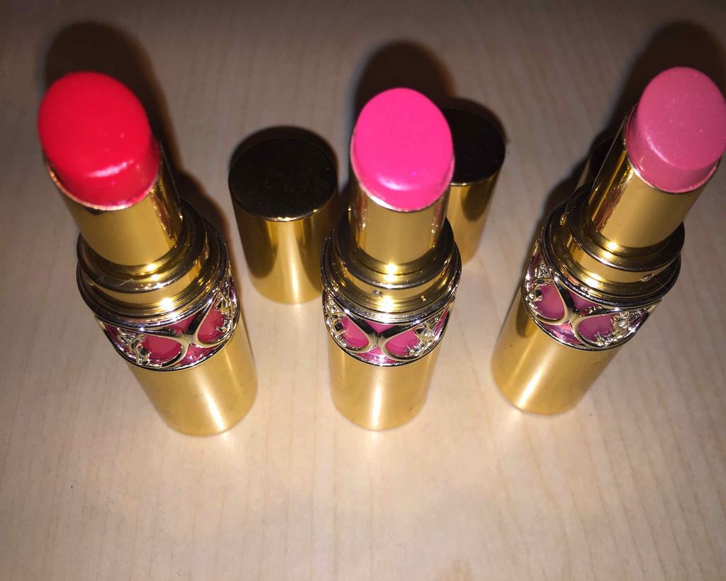 ルージュ ヴォリュプテ シャイン/YVES SAINT LAURENT BEAUTE/口紅を使ったクチコミ（2枚目）