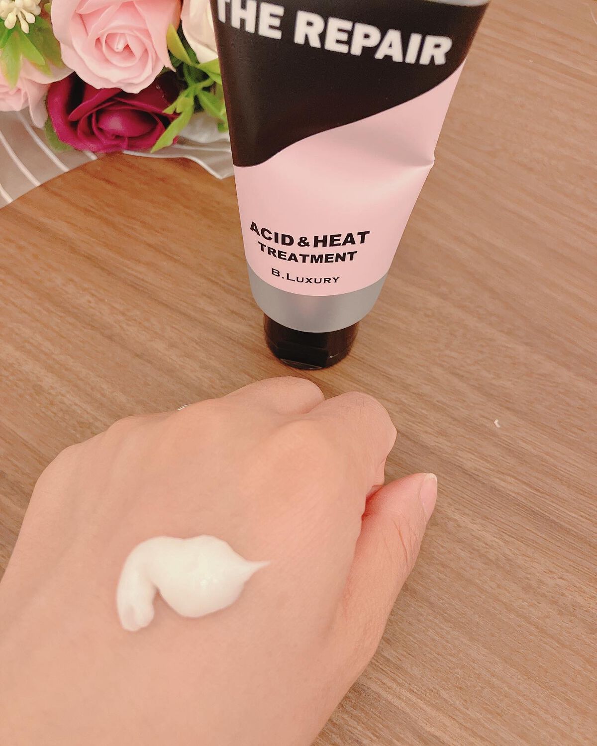 ザ・リペア 酸熱トリートメントモイスト/ビーラグジュアリー/洗い流すヘアトリートメントを使ったクチコミ(8枚目)