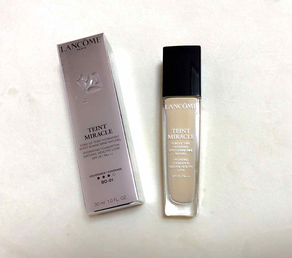 タンミラク リキッド/LANCOME/リキッドファンデーションを使ったクチコミ(1枚目)