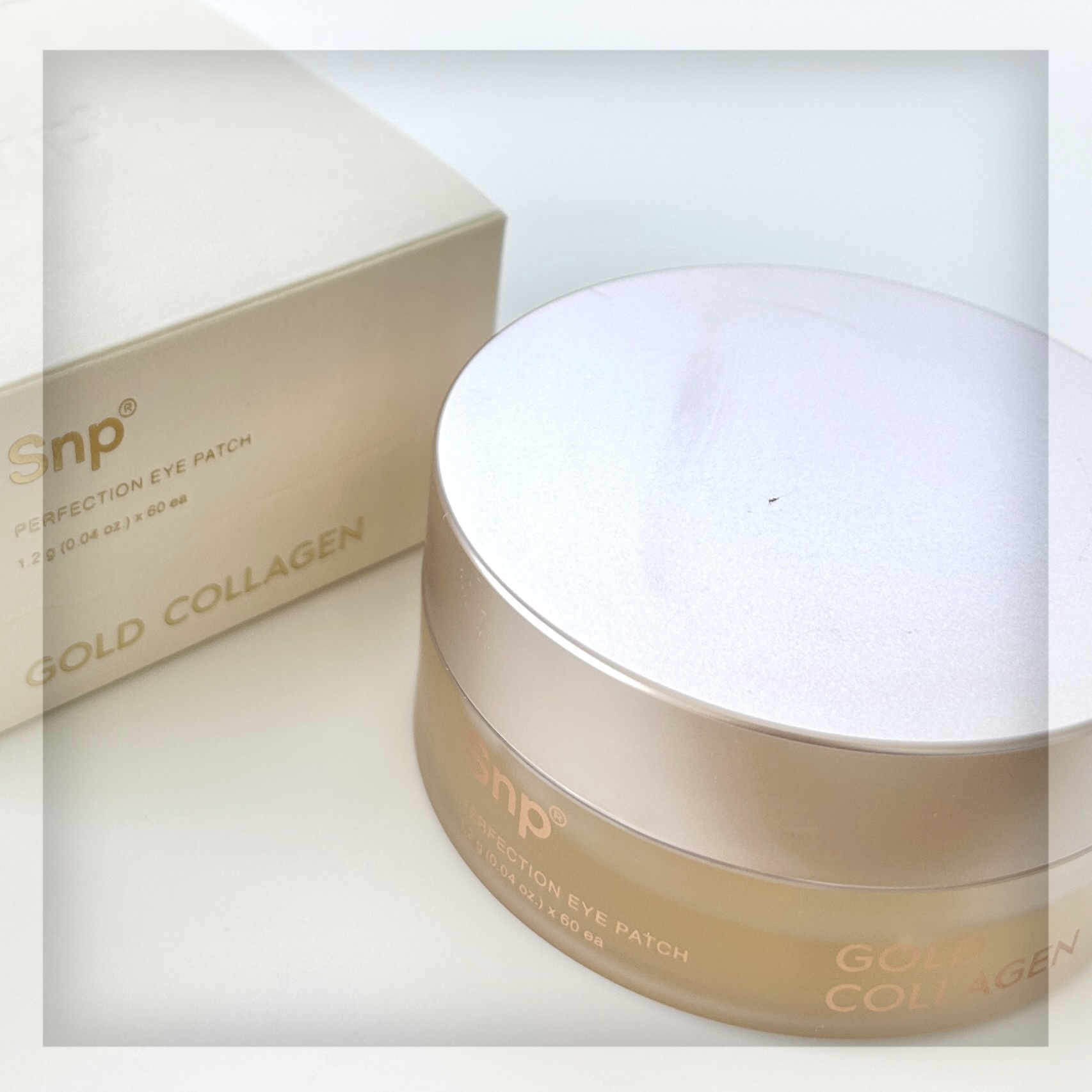 ゴールドコラーゲンパーフェクションアイパッチ/SNP/シートマスク・パックを使ったクチコミ（1枚目）