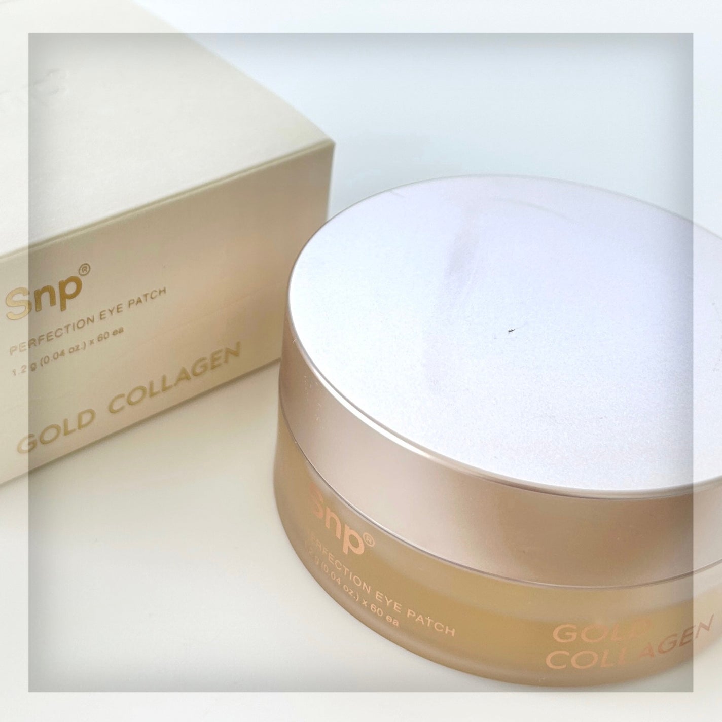 ゴールドコラーゲンパーフェクションアイパッチ/SNP/シートマスク・パックを使ったクチコミ(1枚目)