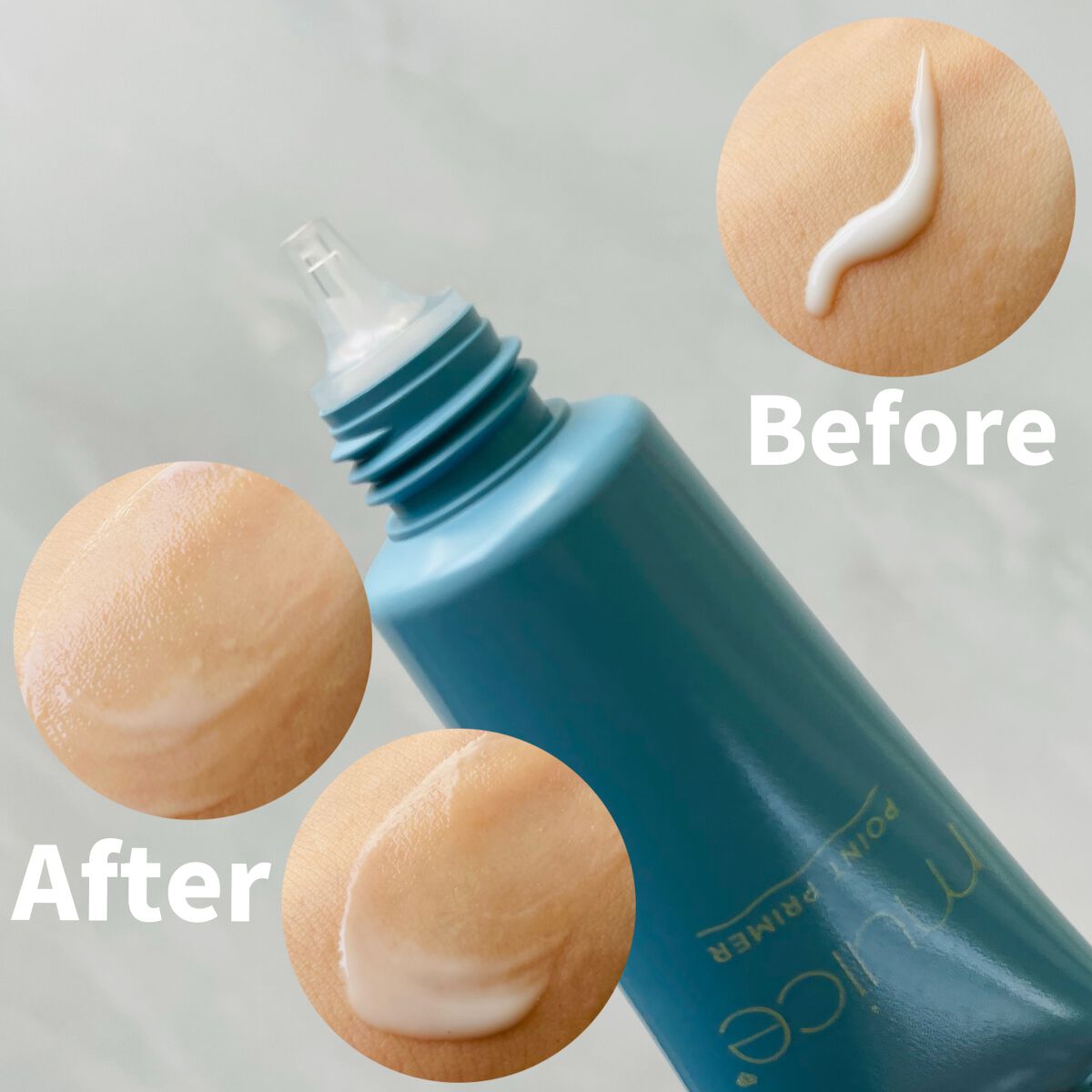 ピッタポイントプライマー 皮脂崩れ防止/muice/化粧下地を使ったクチコミ(2枚目)