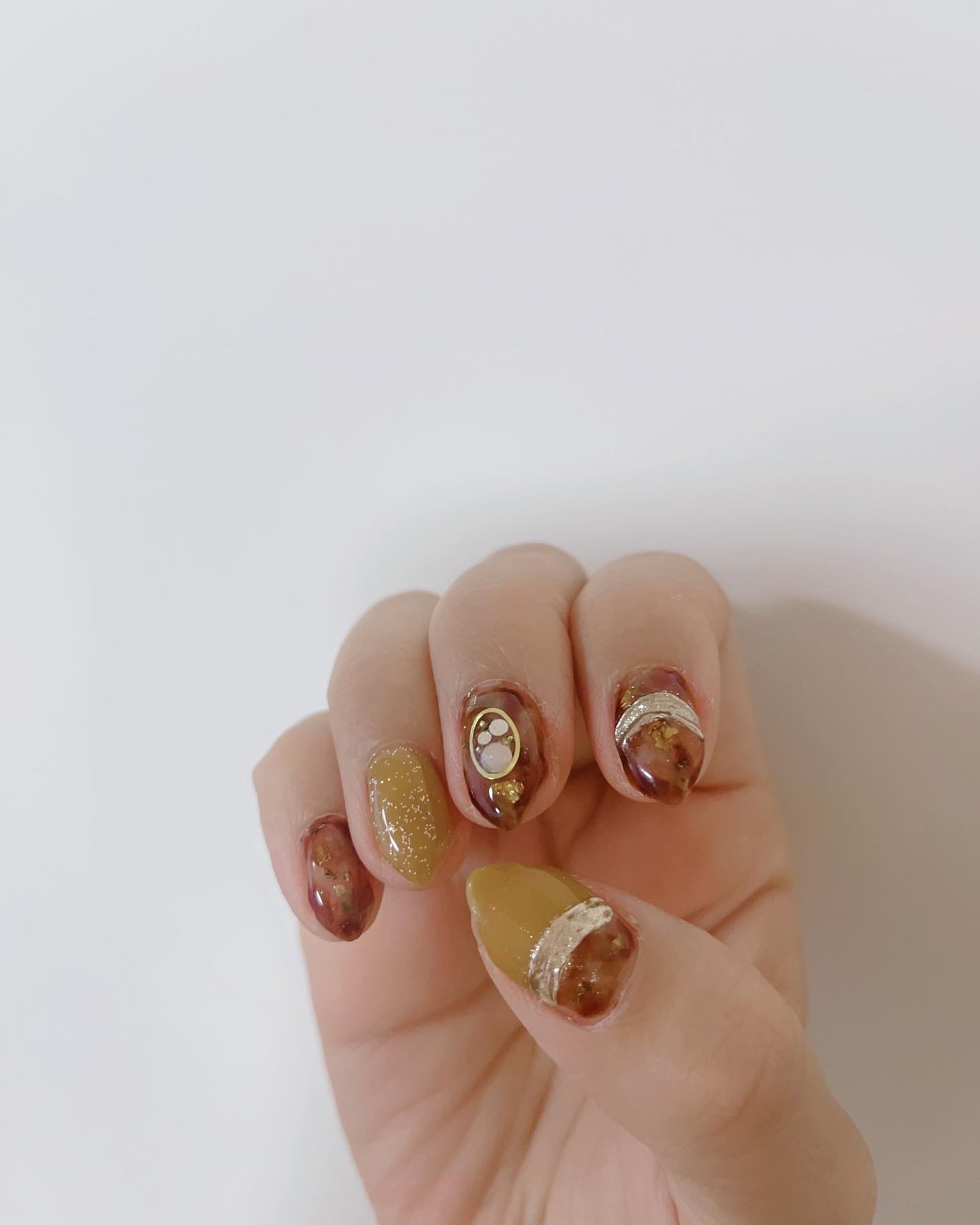 Honey Pie color gel/NAILTOWN/ジェルネイルを使ったクチコミ(2枚目)