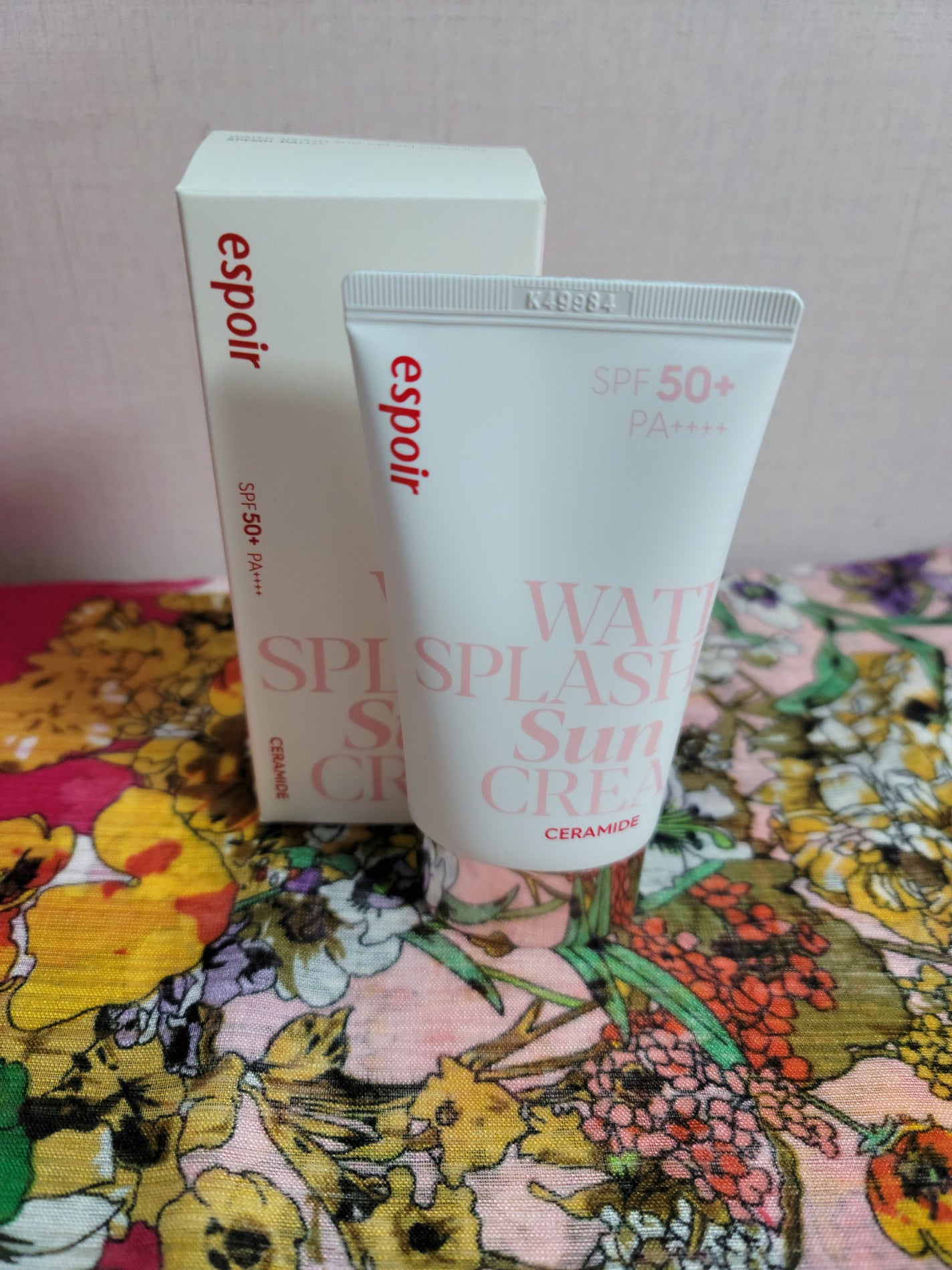 ウォータースプラッシュサンクリーム セラミド/espoir/日焼け止めクリームを使ったクチコミ(1枚目)