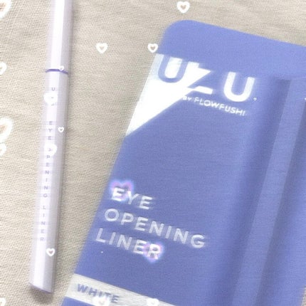 EYE OPENING LINER/UZU BY FLOWFUSHI/リキッドアイライナーを使ったクチコミ(1枚目)
