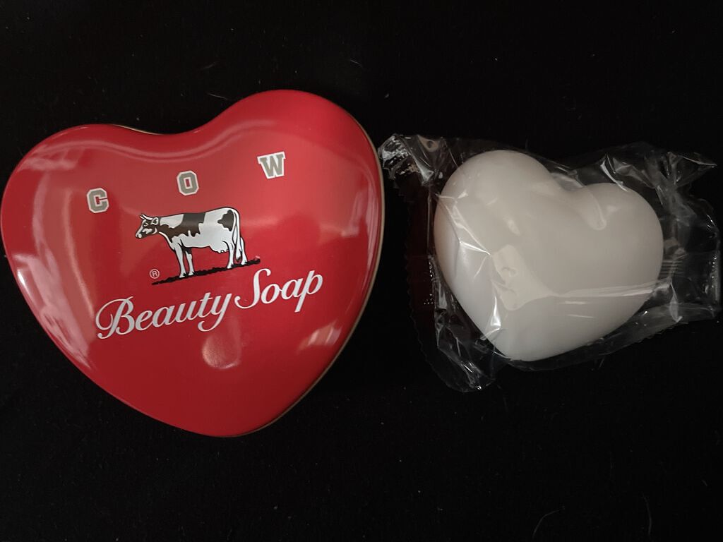 カウブランド赤箱ミニハート缶/カウブランド/ボディ石鹸を使ったクチコミ(2枚目)