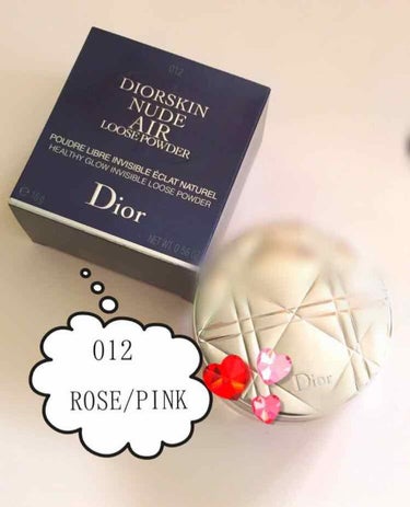 Dior ディオールスキン ヌード エアー ルース パウダーのクチコミ「❀ディオール
スキンヌード エアー ルースパウダー 012(ピンク ※外箱にはROSE/PIN.....」（1枚目）