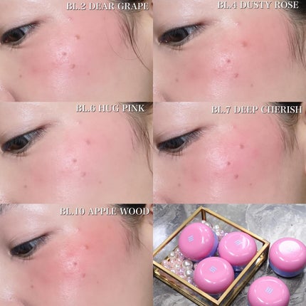 ブラリーリップムース/MERZY/ジェル・クリームチークを使ったクチコミ(4枚目)