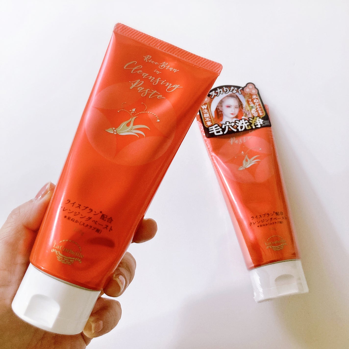 米ぬか配合クレンジングペースト/ラ コルベイユ/クレンジングクリームを使ったクチコミ(4枚目)