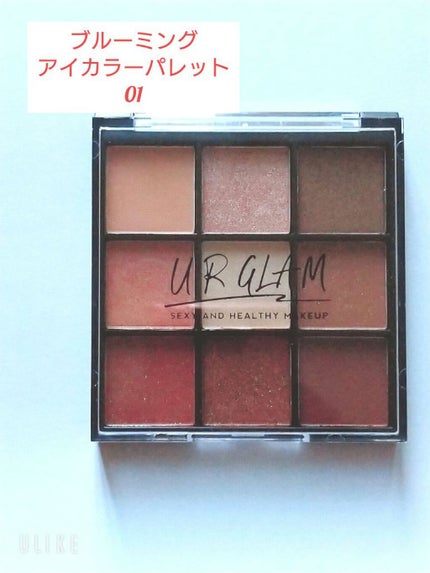 UR GLAM BLOOMING EYE COLOR PALETTE/U R GLAM/アイシャドウパレットを使ったクチコミ(2枚目)
